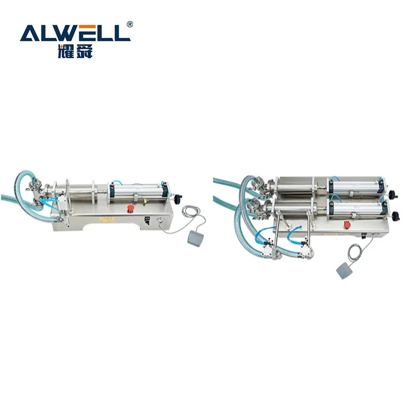 
Semi automatic oil honey Juice drinks bottle liquid filling machine 