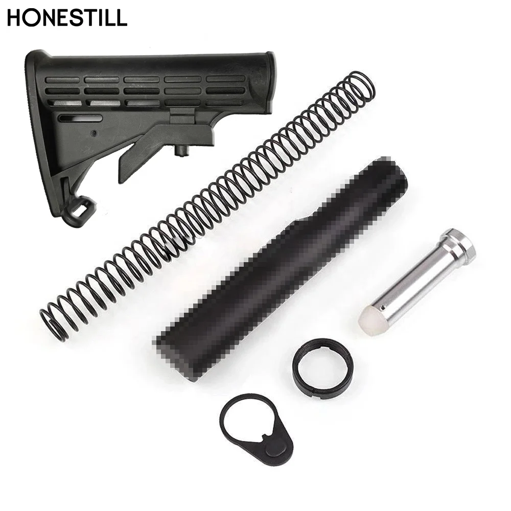 

5 6PCS Kit Aluminum Alloy Unique Accurate Light Weight Practical AR15 Accessories AR For M4 AR15 Rifle, As picture