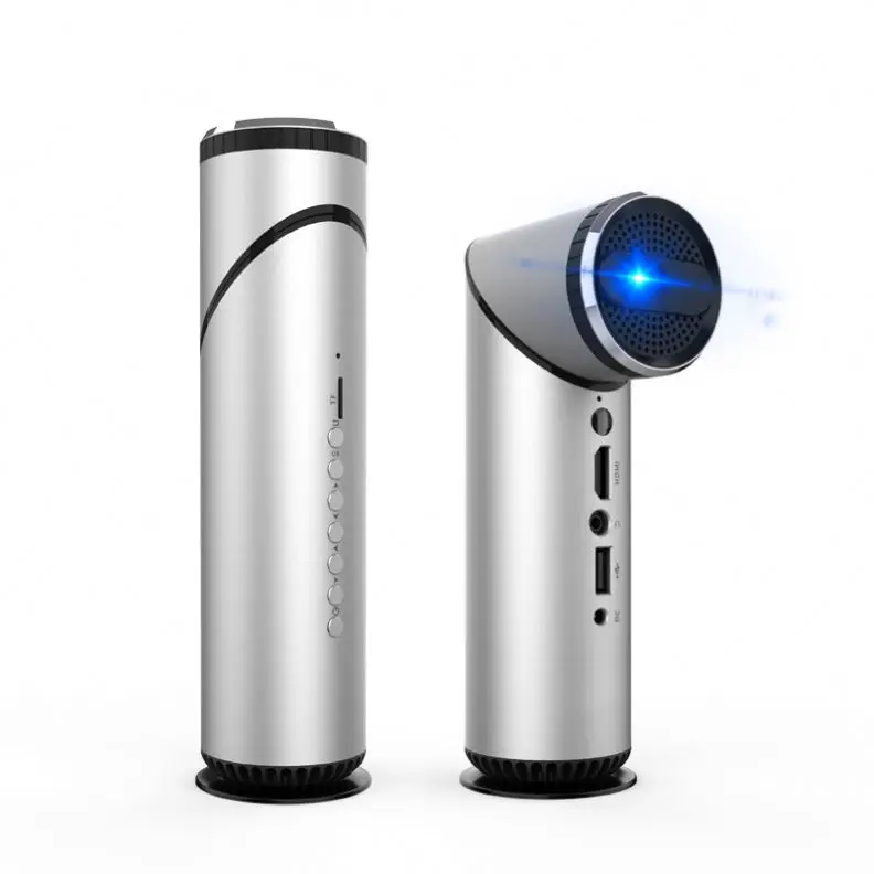 

Mini Home Theater DLP Portable Mobile Phone Video 3d 4k Projector, Black