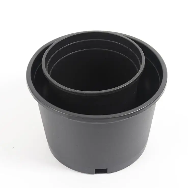 

Light Weight Horticultural Nursery Plastic Pot Flower Growing Gallon Pot for Flower Seedling or Transplanting