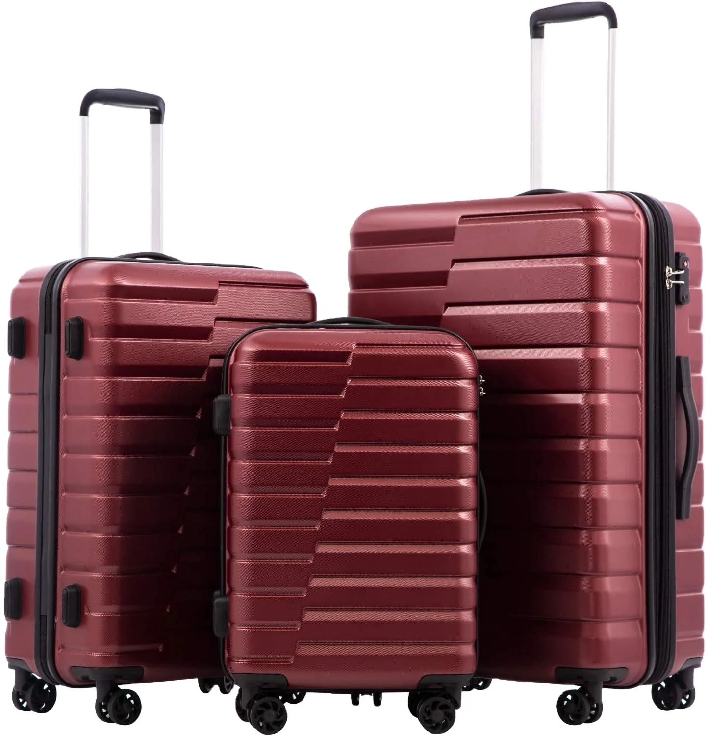 

The new 2022 Light Weight Unbreakable ABS Trolley Suitcases Maletas de viaje Traveling Bag Hand Luggage Sets, Customized color