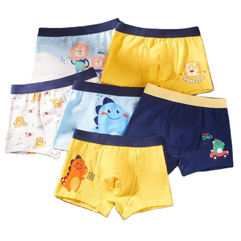 

Wholesale Print 100% Cotton Cute Cartoon Baby Boys' Shorts Panty Underwear Briefs For Boys Kids