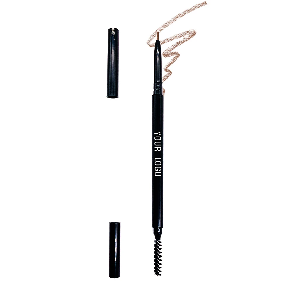

Eyebrow Brush Comb Eyebrow Pencils 2 in 1 Water Proof Slim Eyebrow Pencil With Brush, Multi-colored