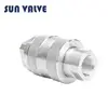 Hydraulic quick coupling ss 304 316L female threaded pipe fitting