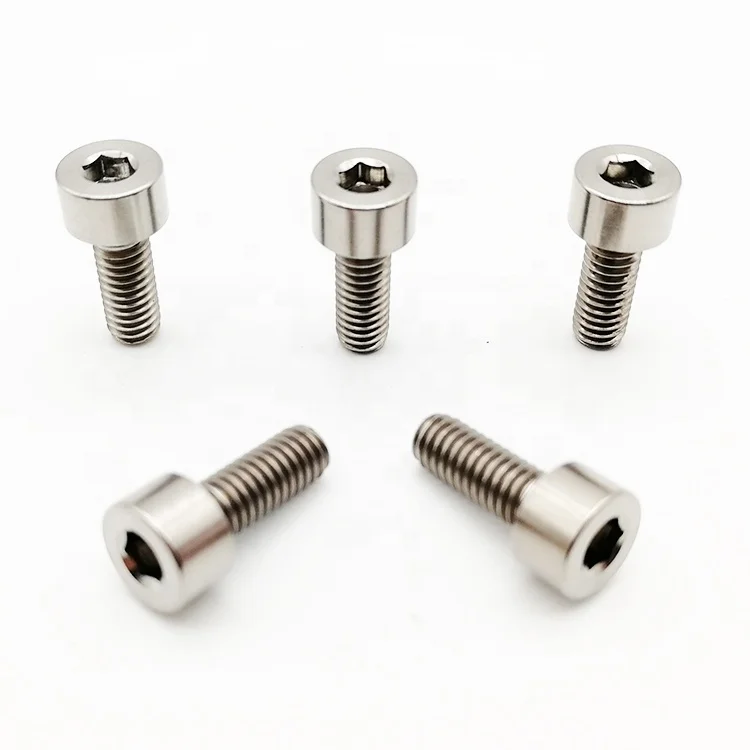 

China factory supply Gr5 DIN912 titanium hex socket bolt