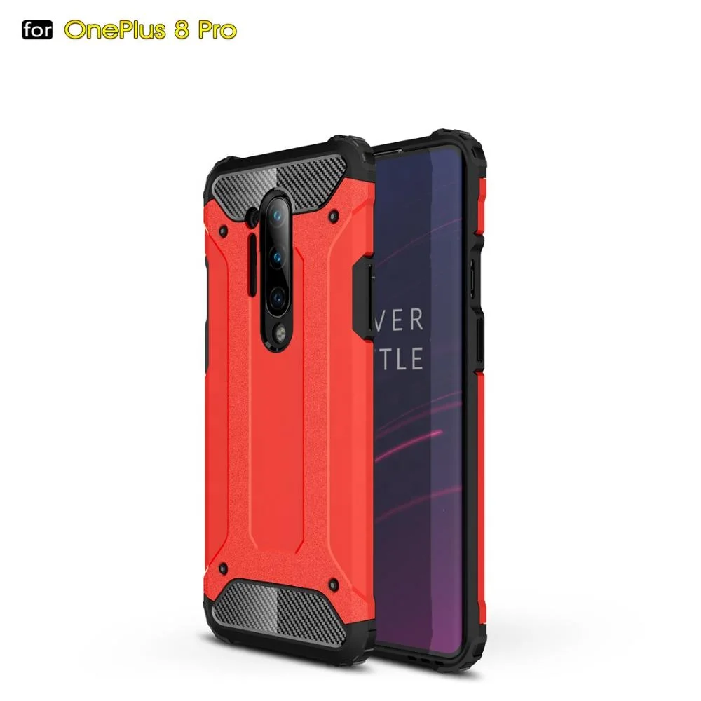 

Hybrid Scratch Resistant TPU+PC Phone Case Protective Cover For Oneplus 8 pro, Multi-color, can be customized