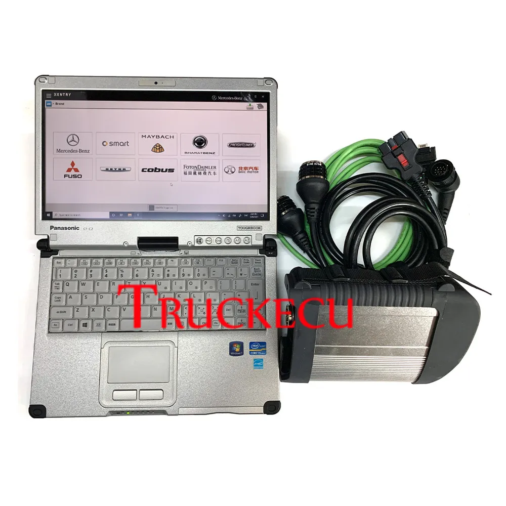 

SD Connect C4 Multiplexer MB Star SD C4 truck & car 12V/24v Diagnostic Tool+Toughbook CF C2 Laptop DAS XENTRY WIS EPC Vediamo