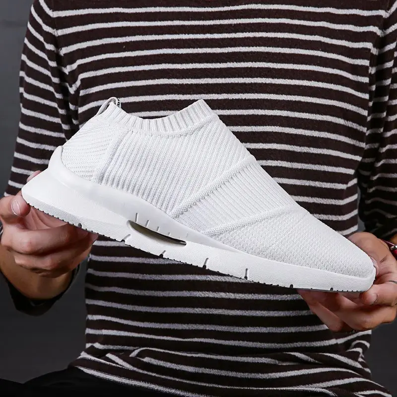 

Wholesale Cheap Fashion men's casual shoes comfortable Fly Knit Mesh Sport Shoes, Optional