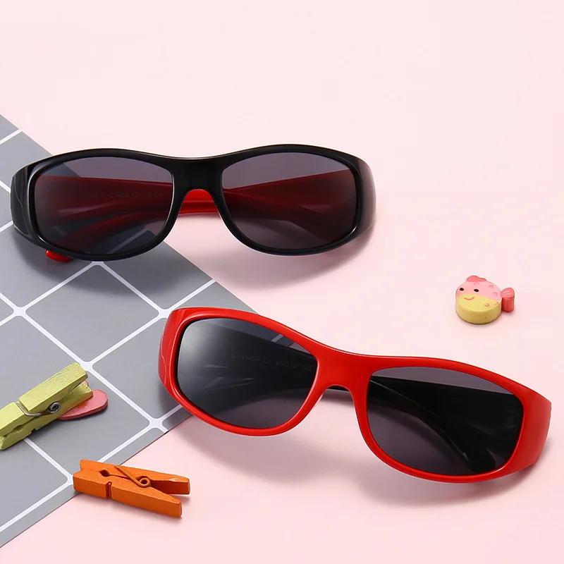 

2021 Newest Kids Sun Glasses Wholesale Custom Logo Fashion Colorful TAC Polarized Unisex Children Sunglasses, Custom colors