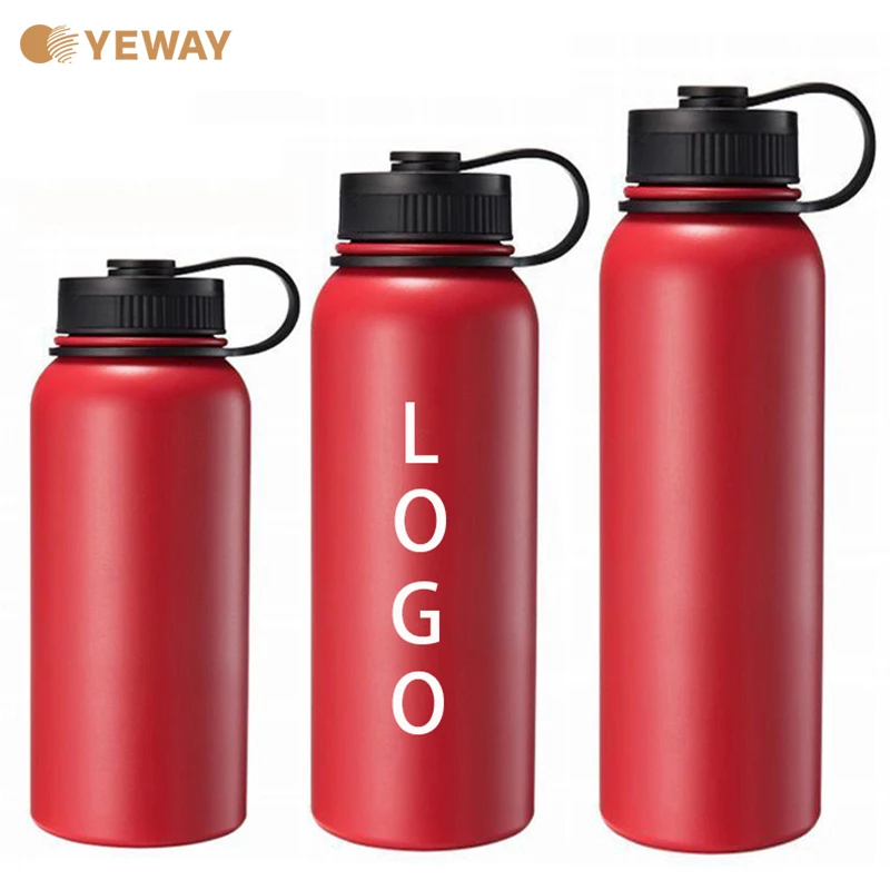 

Hot Selling Amazon Reusable Sport Water Bottle stainless steel Double Wall Insulated Thermos Stainless Steel Water Bottle, Customized color