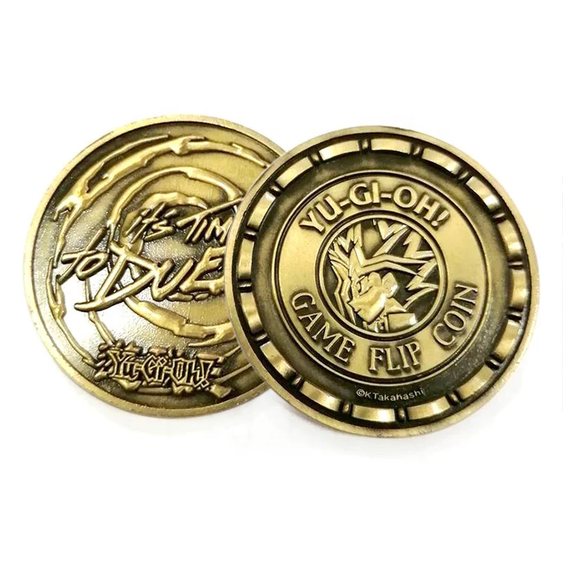 
Factory Supply Cheap Price Metal Custom Challenge Old Coin Gold 3D Logo Game Challenge Coin 
