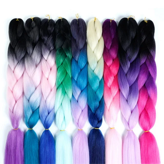 

Wholesale Women In Stock Amazon Fashion Jumbo Synthetic Braiding Hair, Black