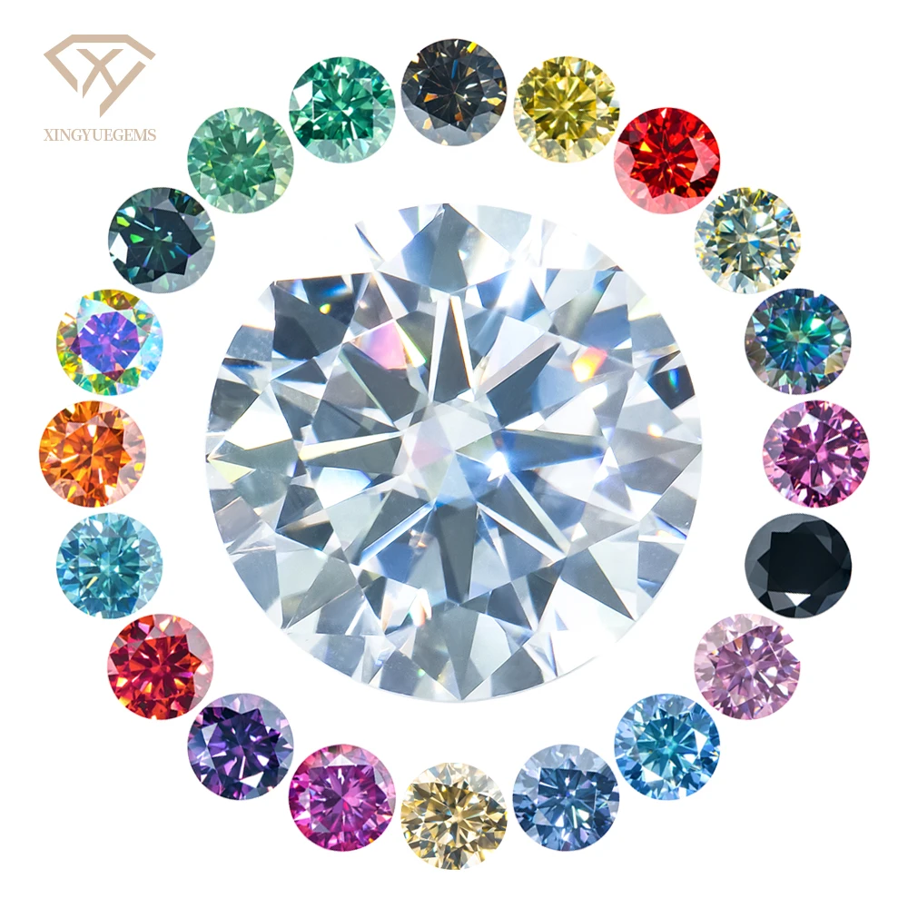 Xingyue Gemstone Factory Price Wholesale GRA Certified  VVS D EF GH  Loose Stone Diamond   Fancy Moissanite