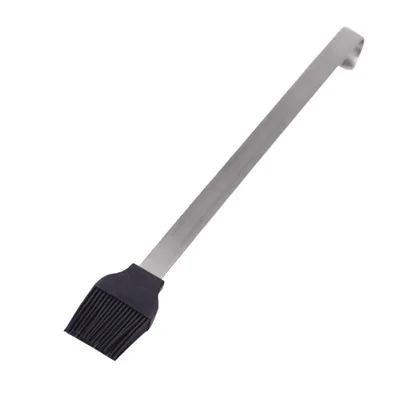 

FS New Product Stainless steel Long handle oil brush silicone BBQ grill brush