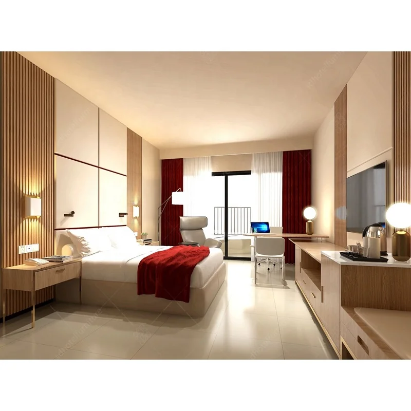 
Custom 4 star hotel furniture for hotel rooms bedroom sets luxury king size 
