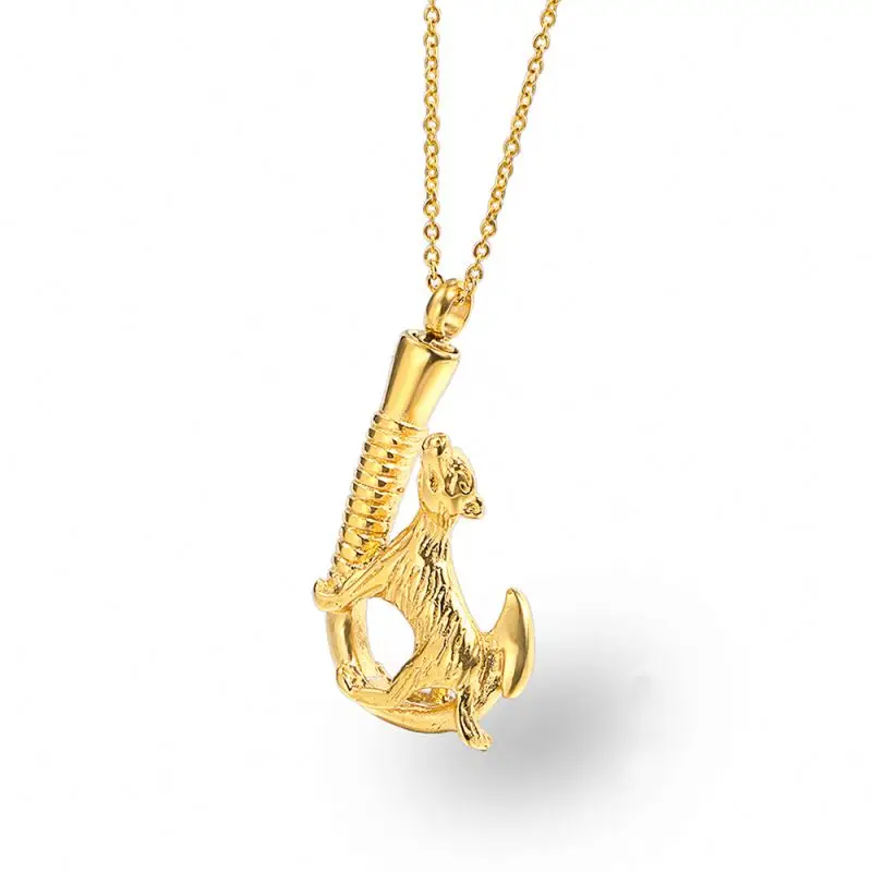 

Joacii Fish Hook Necklace Commemorative Urn Pet Cremation Ashes Perfume Bottle Jewelry Series
