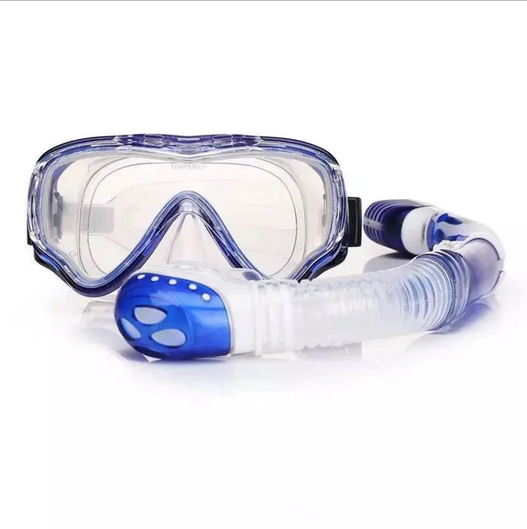 

Amazon hot sale high quality Adult tube snorkel mask Anti-fog goggles breathing tube