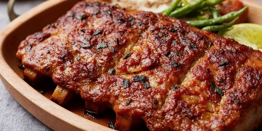 Lemon fennel ribs