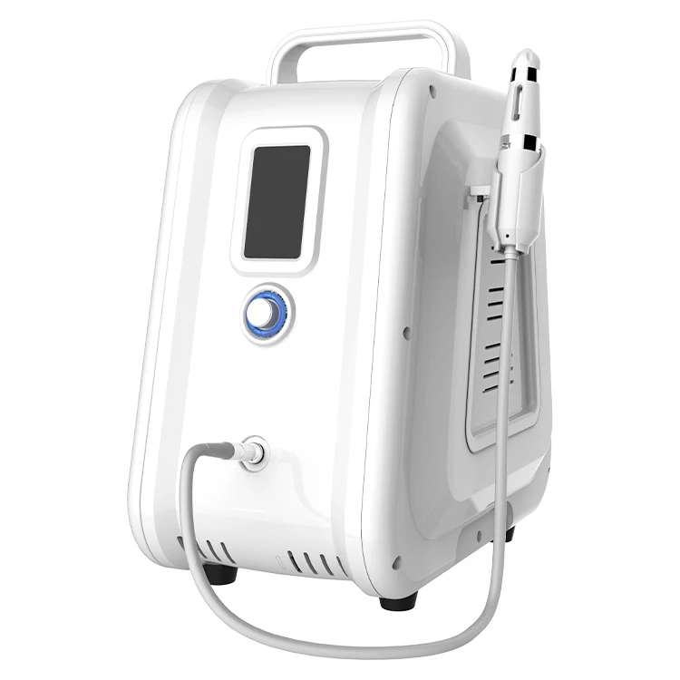 

Noninvasive no-needle Inject skin transdermal ultrasonic technology inject skin care beauty machine, White meso gun therapy machine