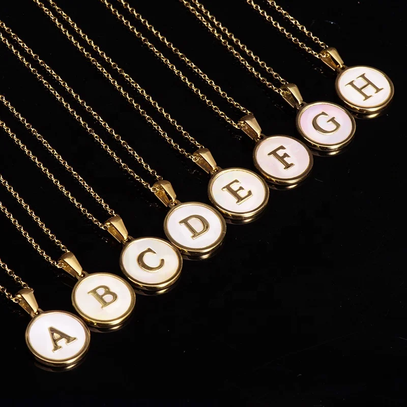 

Alphabet Pendant Letter B Necklace Silver Plated Jewelry Set For Women, Gold