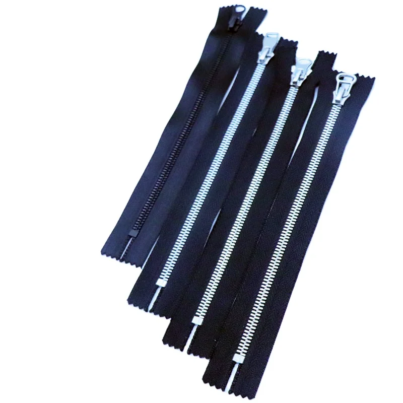 
Reversible Metal Fashion Corn Smooth Teeth Custom Zipper 