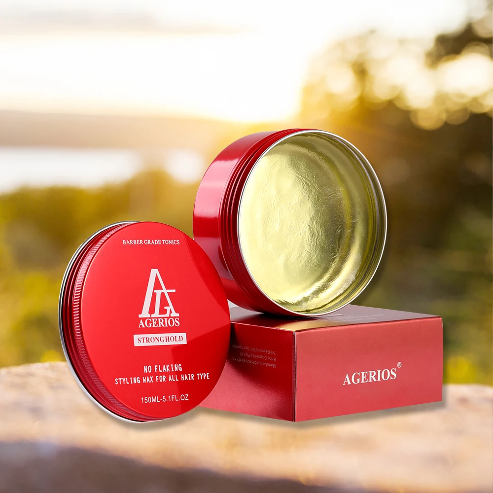 

AGERIOS Barbershop Firm Hold Edge Control for Men Styling Hair Pomade Wax