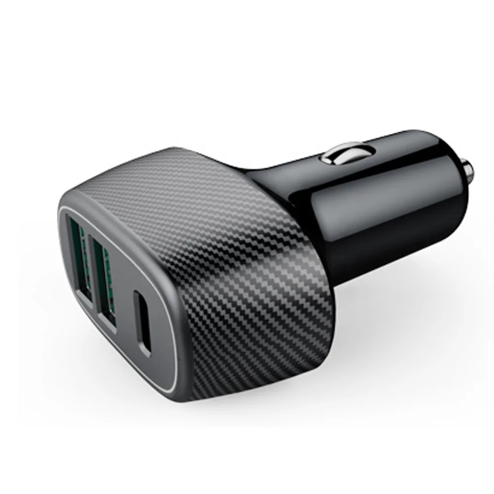 

2021 Hotsale 3.4A PD3.0 QC3.0 Car Charger, Black