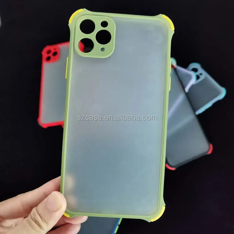 

Newest Shockproof Colorful Key Airbag Skin Feeling Matte 2in1 PC TPU Phone Cover Case For Xiaomi Mi 10 Pro Lite Note10 Lite