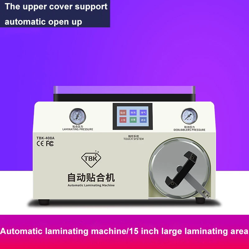 Good Performance TBK 408A Automatic Lamination Air Bubble Removing Machine