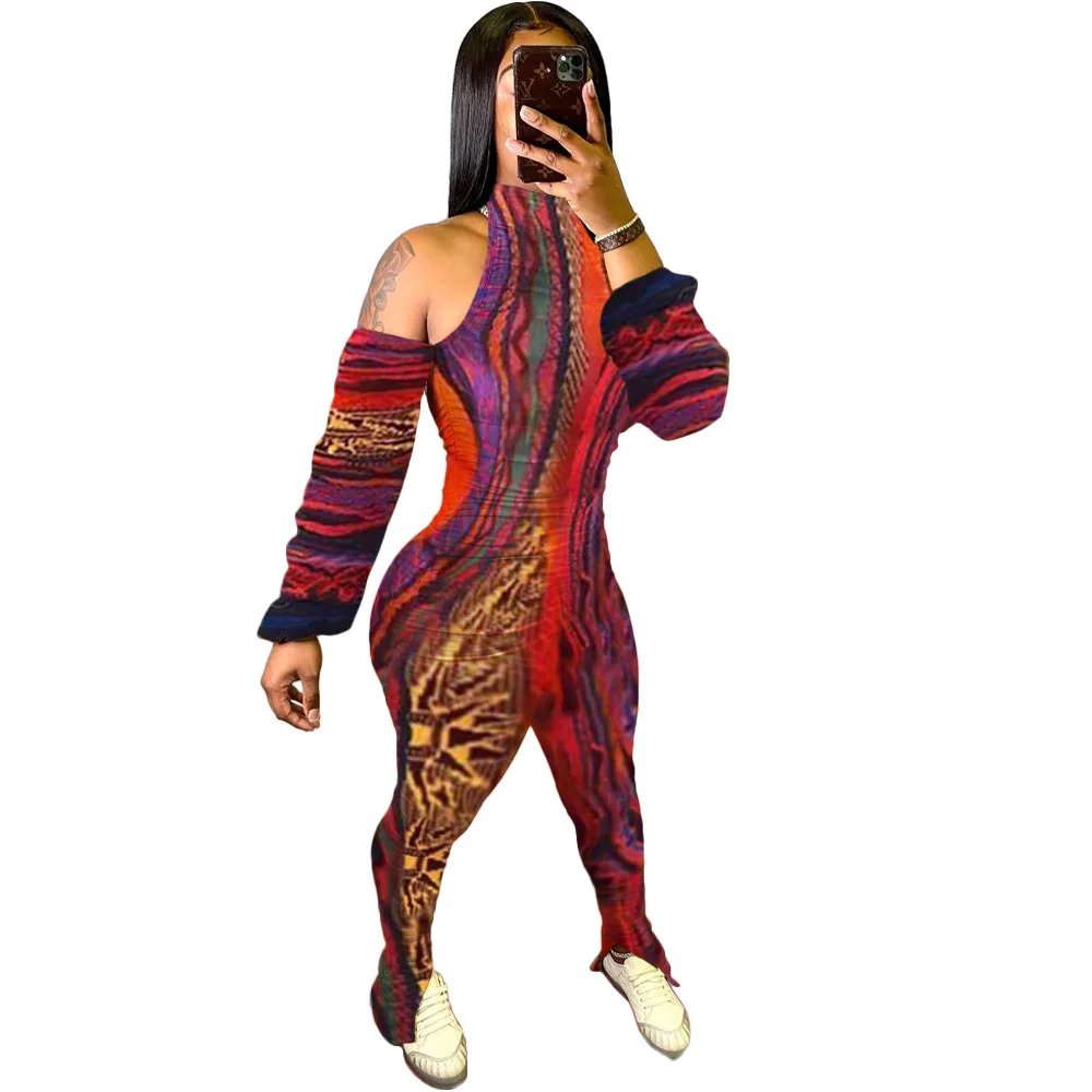 

B35487A 2021 In stock Sexy women cut out backless jumpsuit