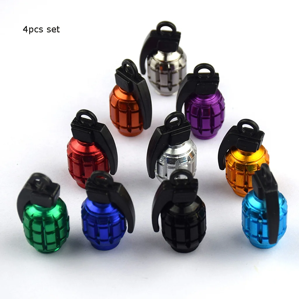

Vtogether V00008501 4pcs set Best seller Novel Bomb valve cap grenade
