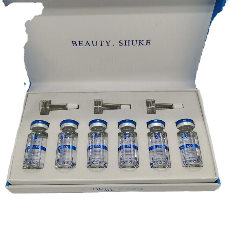 

Korean skin whitening lady egf facial ampoules serum vitamin cosmetic peptide meso whitening medical grade egf serum, Transparent color