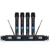 Tiwa UHF 4 Channels Handheld Wireless Microfone System Cordless Mic Professional for Karaoke Singing