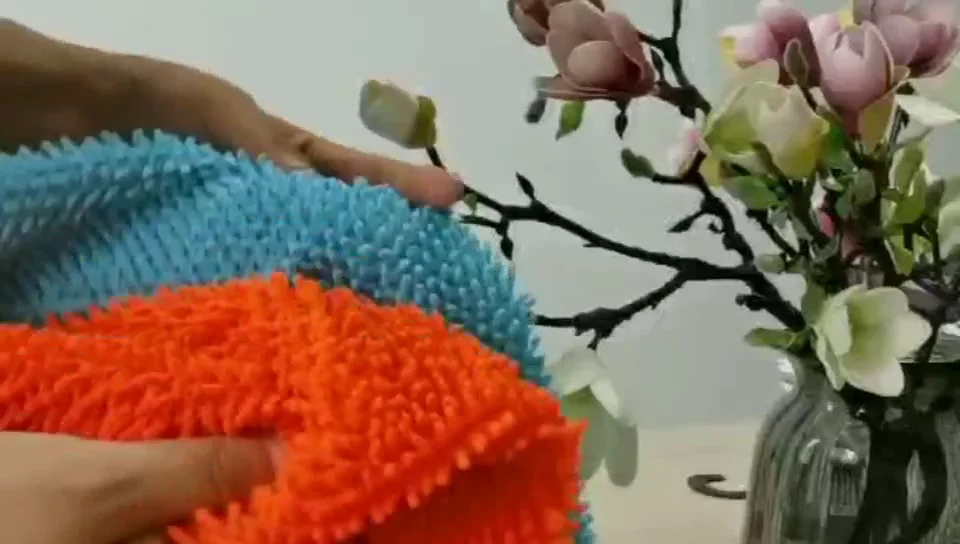 Polyester Yarn Dyed Microfiber Chenille Upholstery Jacquard Shaggy