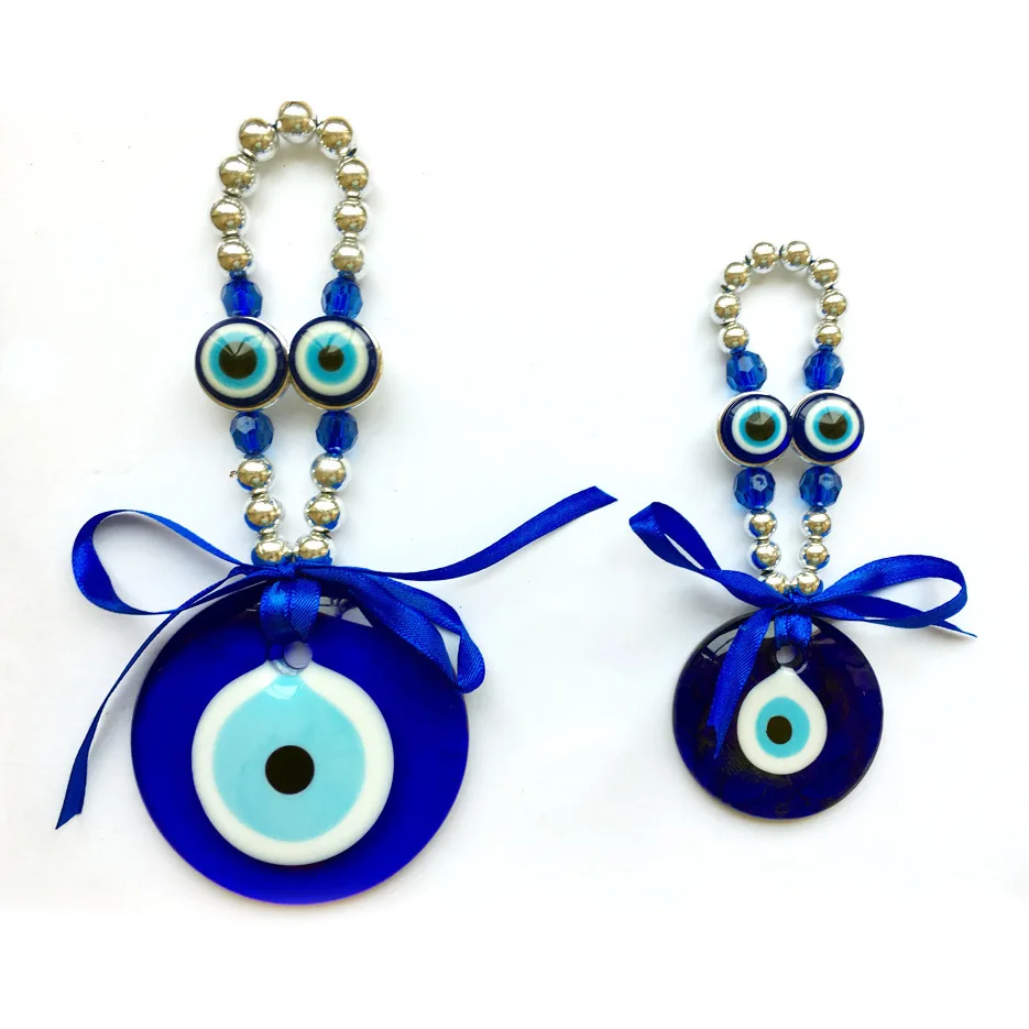 

Evil Eye Turkish Style Glass Blue Eyes Pendant Jewelry For Home Decoration