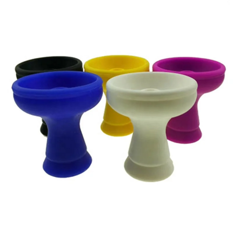 

Silicone Multicolor Hookah Carbon Bowl, Black/blue/red/yellow/green