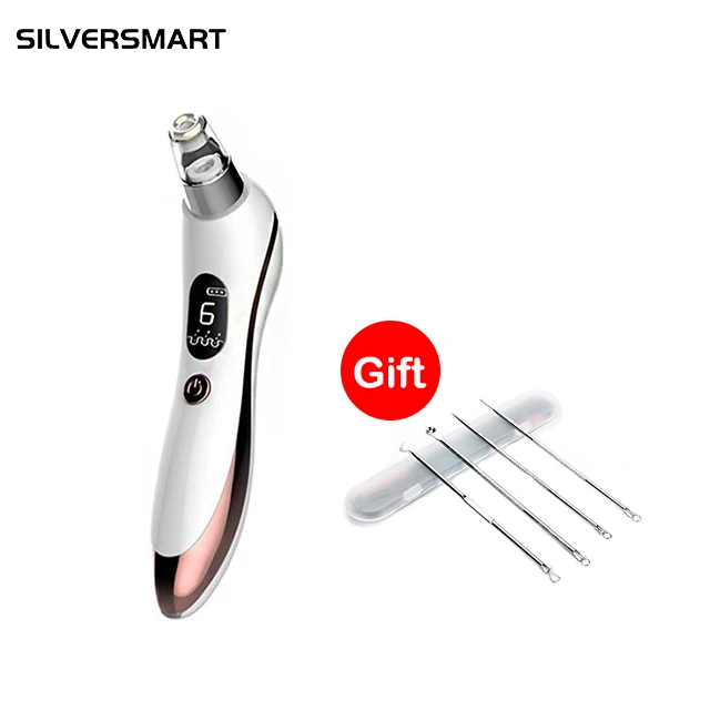 

Factory Direct Sale 6 Heads Powerful Electric Pore Blackhead Acne Extractor Cleaner Tools Vacuum Suction Blackhead Remover