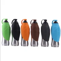 

Stainless Steel portable water bottle dog water drinking bottle for dogs