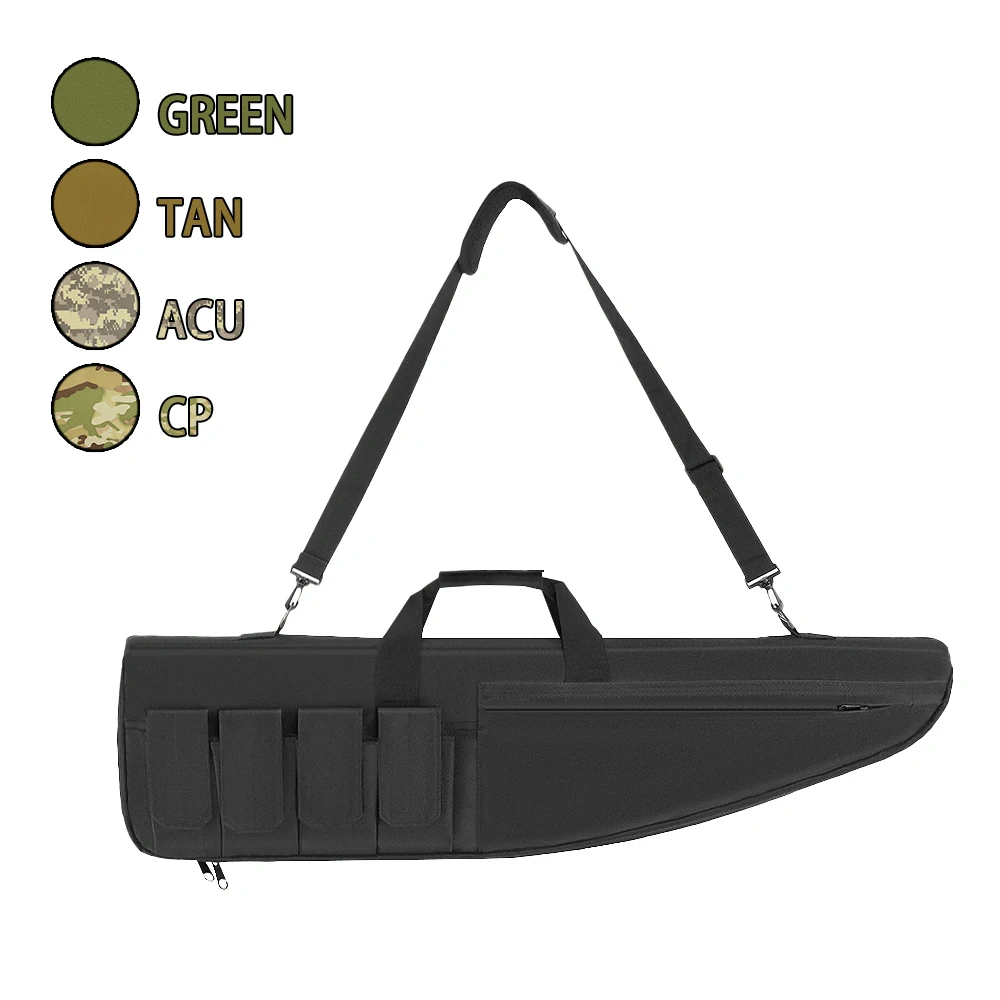 40 Inch Tactical Long Gun Bag Soft Gun Case Hunting Shooting Range Protection Hard Gun Holster Backpack
