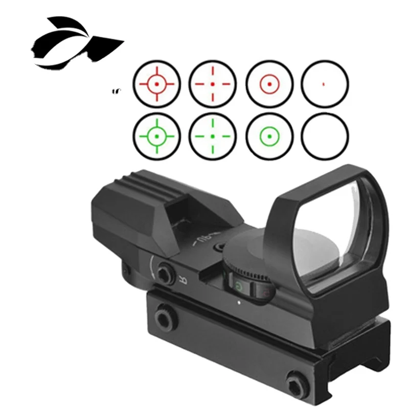 

Top 11mm / 20mm Rail Riflescope Hunting Airsoft Optics Scope Holographic Red Dot Sight Reflex 4 Reticle Tactical Gun Accessories