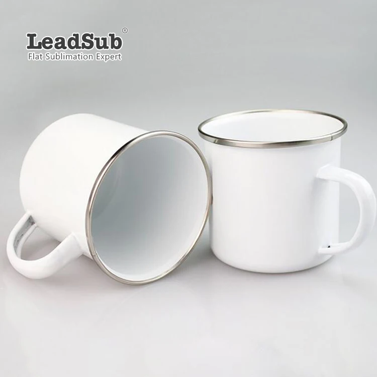 

Sublimation custom enamel mug sublimation enamel coffee cup