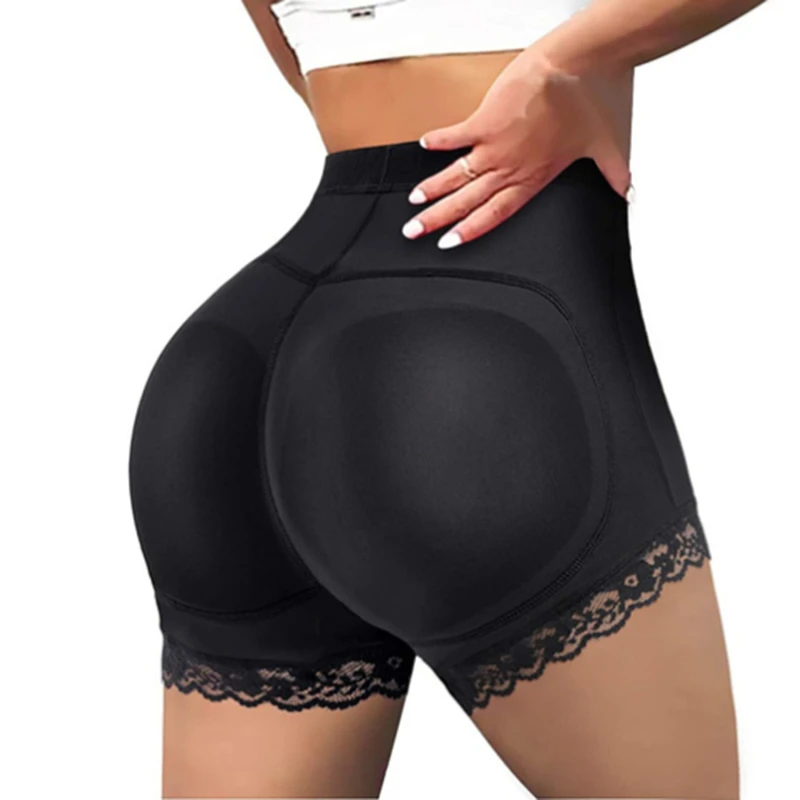 

Free Sample Women Body Shaper Padded Butt Lifter Panty Butt Hip Enhancer Hip Shapwear Briefs Push Up Panties Booty Shorts
