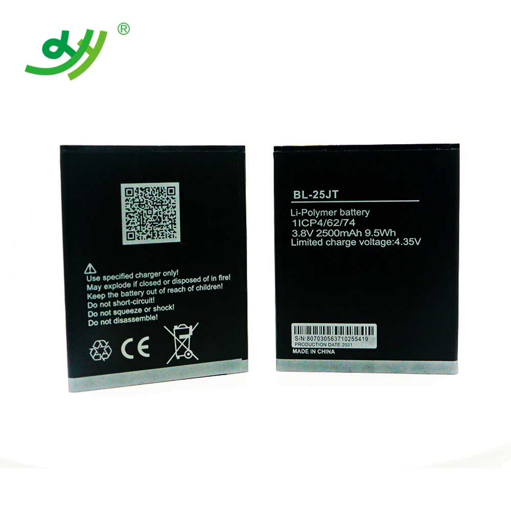 

High quality smartphone batteries 2500mah Mobile Phone Battery For Tecno Battery Bl-25JT, Environmental protection green