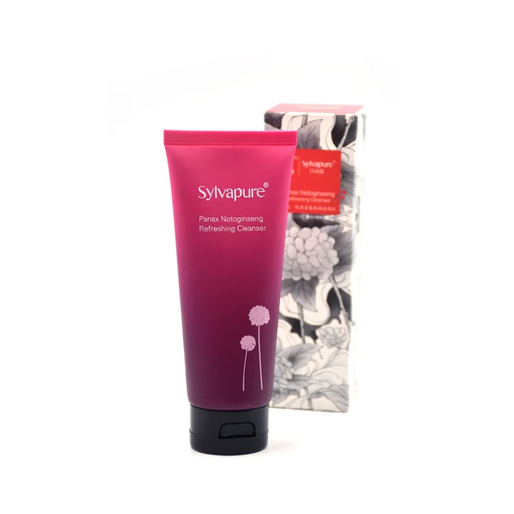 

Herbal Extract Organic Skin Care Facial face Cleanser Deep Washing Face Cleanser, White cream