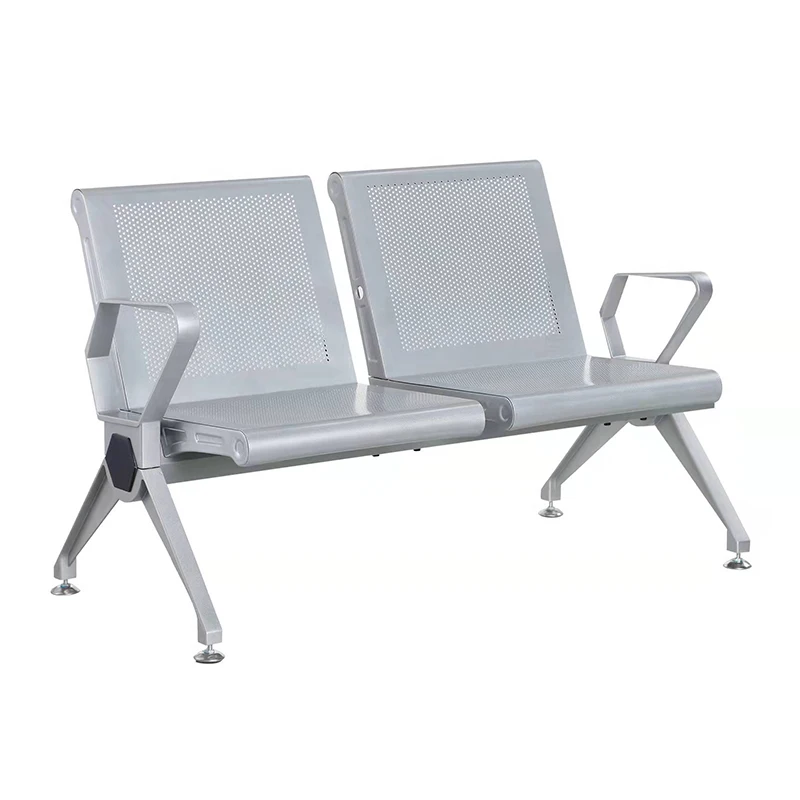 

Custom Aluminium 5 Seater Waiting Room Chairs Hospital Waiting Area Seating Waiting Bench Chair, Silver