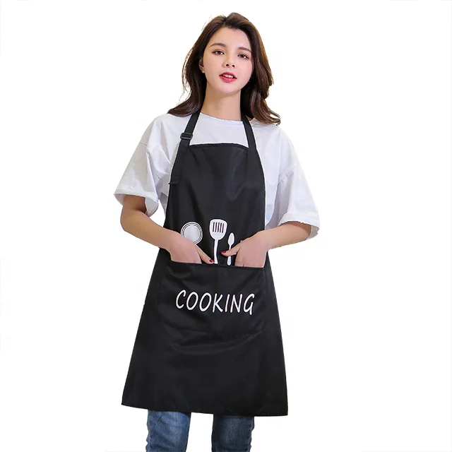 

Black Heavy Duty PVC Waterproof Apron Custom Logo Apron, Can be customized