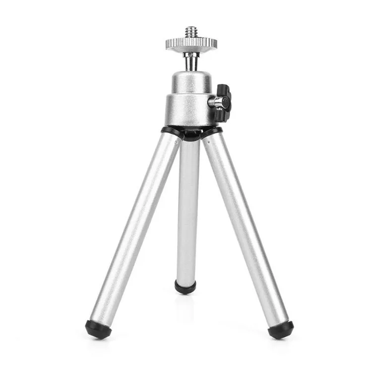 

2pc Universal Camera Mini Travel Tripod Portable Flexible Leg Tripod Stand Silver for GoPro Hero Camera Accessories