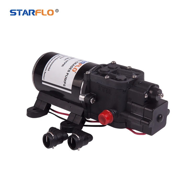 

STARFLO 100PSI portable electric diaphragm self priming battery mini pump car wash 12 volt high pressure water pump