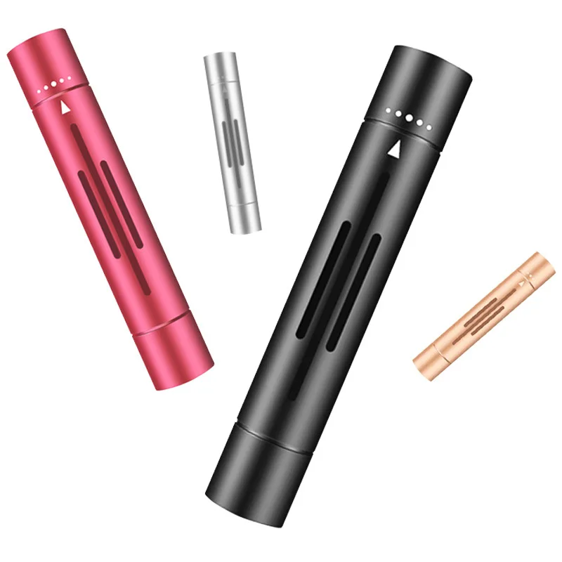 

Golden aluminum car air outlet aromatherapy