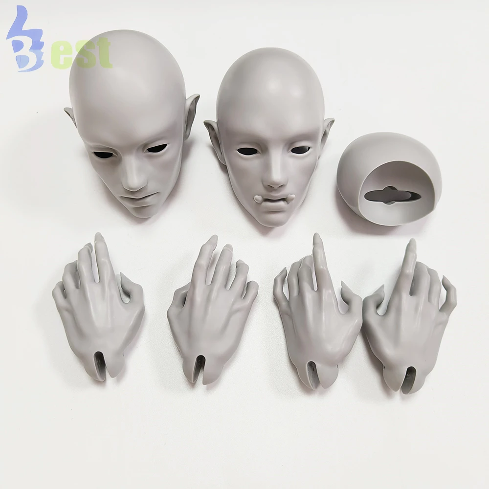 Custom Rapid Tooling Plastic 3D Printing Service for BJD Resin Vacuum Casting Parts